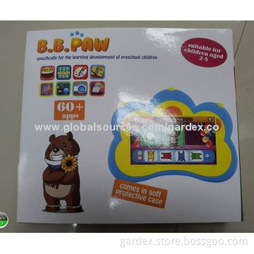 Children's educational tablet PC with All-winner-Tech A23, dual core, Android and B.B.PAW systems